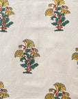 Yellow Flower Print Cotton Napkin