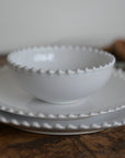 Pearl White Low Bowl / 15cm