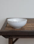 Pearl White Low Bowl / 15cm