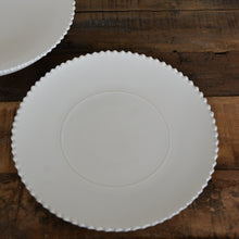 Load image into Gallery viewer, Pearl White Round Platter / Charger  33cm