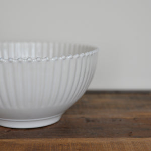 Pearl White Serving Bowl / 27cm