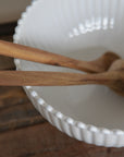 Pearl White Serving Bowl / 27cm