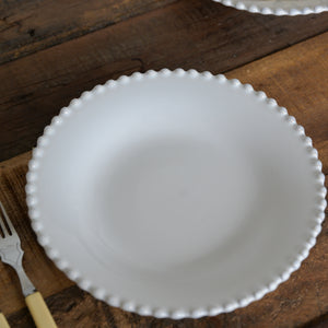 Pearl White Soup/Pasta Plate 24cm