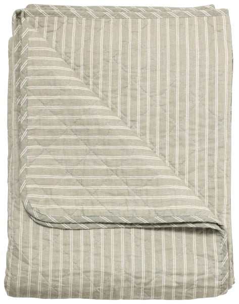 Double Stripe Quilt 140 x 180 / Green