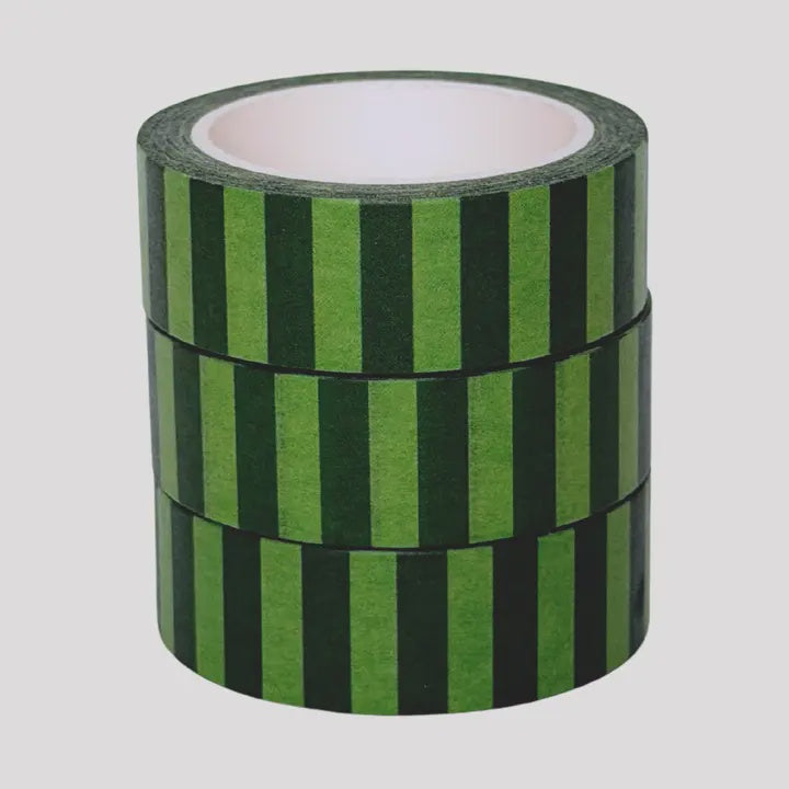 Green Stripe Washi Tape