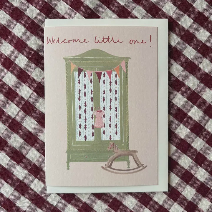 Welcome Baby Girl Card