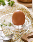 Egg Cup/Holder With Glass Plate