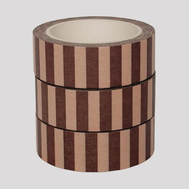 Brown Stripe Washi Tape