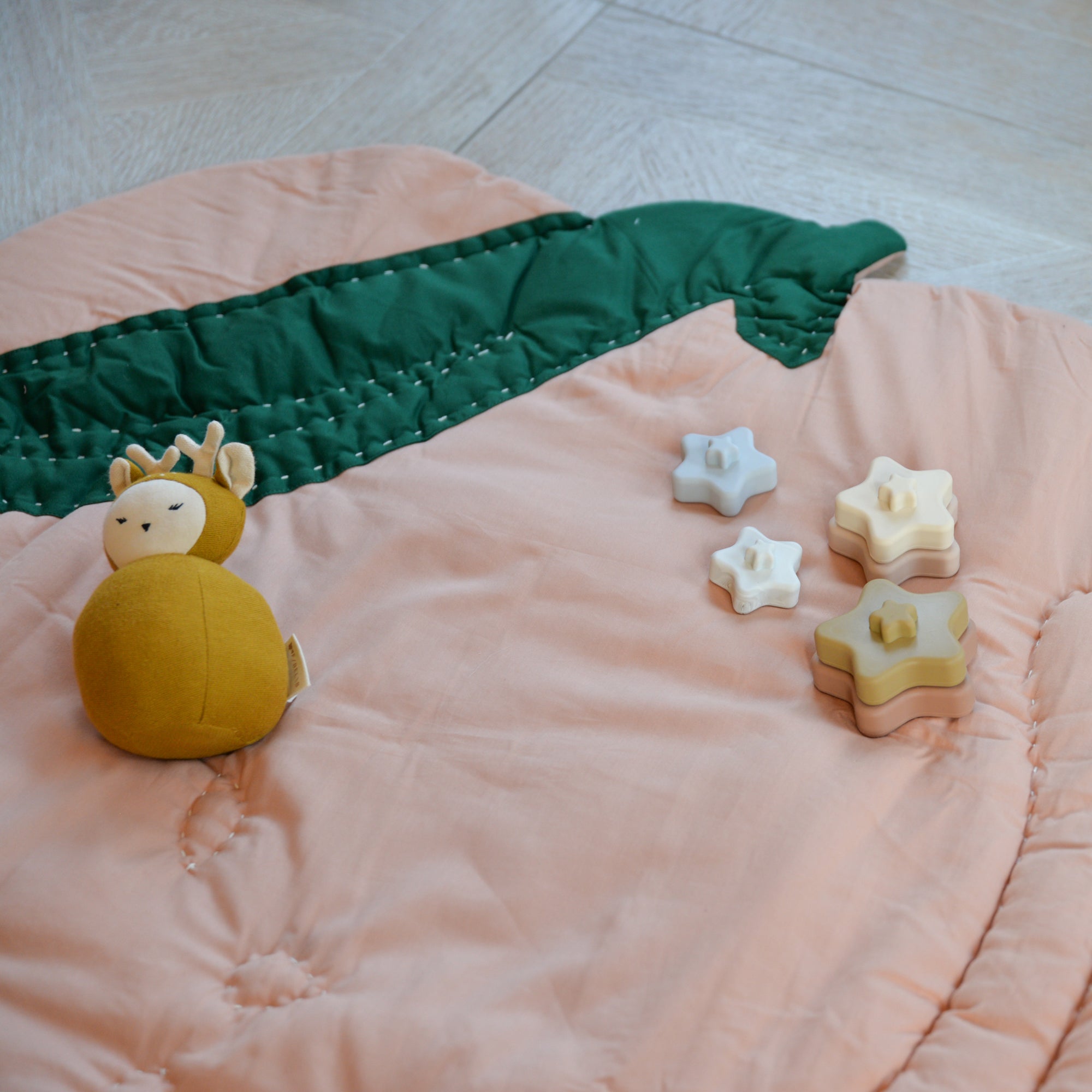 Baby Play Mat Peach Shape