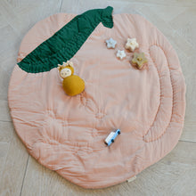 Load image into Gallery viewer, Baby Play Mat Peach Shape