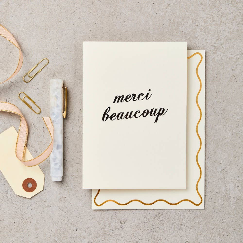 'Merci Beaucoup' Thank You Card