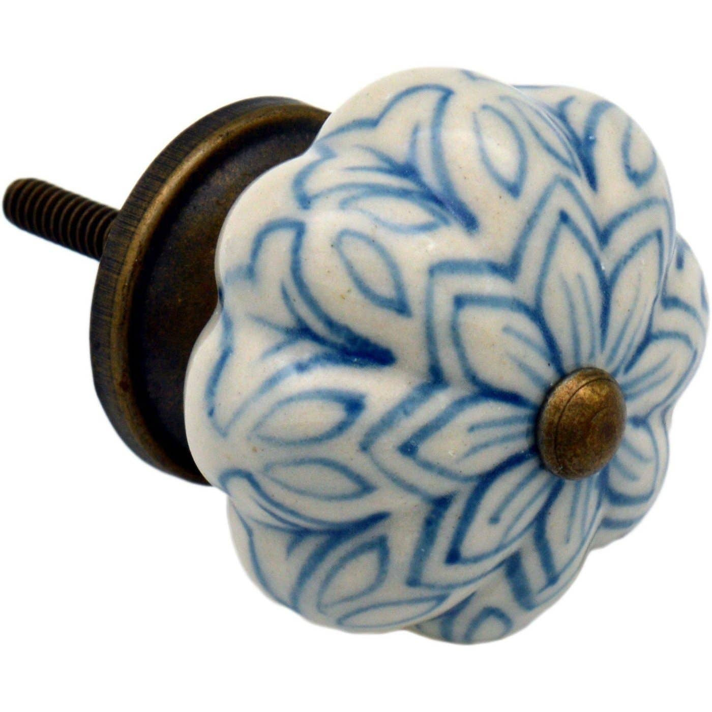 Ceramic Knob / Light Blue