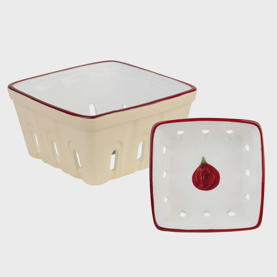Bon Appetit 15cm Ceramic Fruit Punnet / Fig