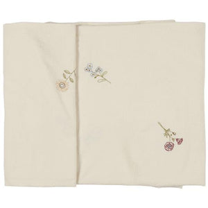 Embroidered Floral Table Cloth