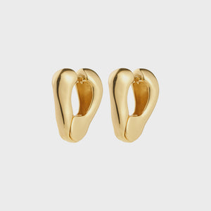 Free Hoop Earrings / Gold