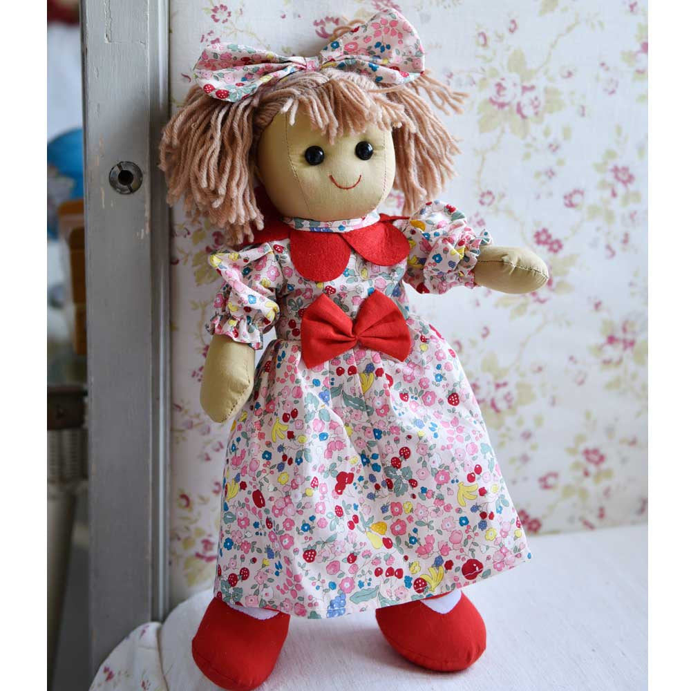 Craft Doll with Fruit Dress