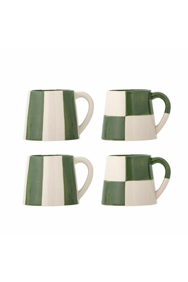 Floki Stripe Mug / Green