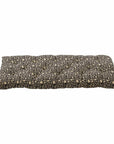 Kamala Floral Bench Cushion in Black and White