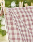 Gingham Tea Towel / Dusty Lilac