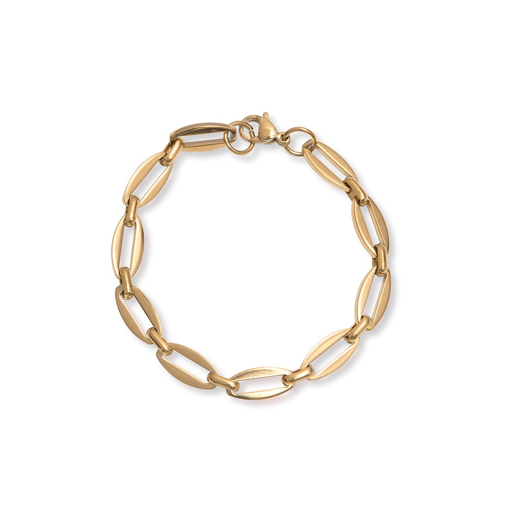 Gold Link Chain Bracelet