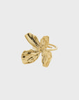 Dream Statement Flower Ring Gold Plated