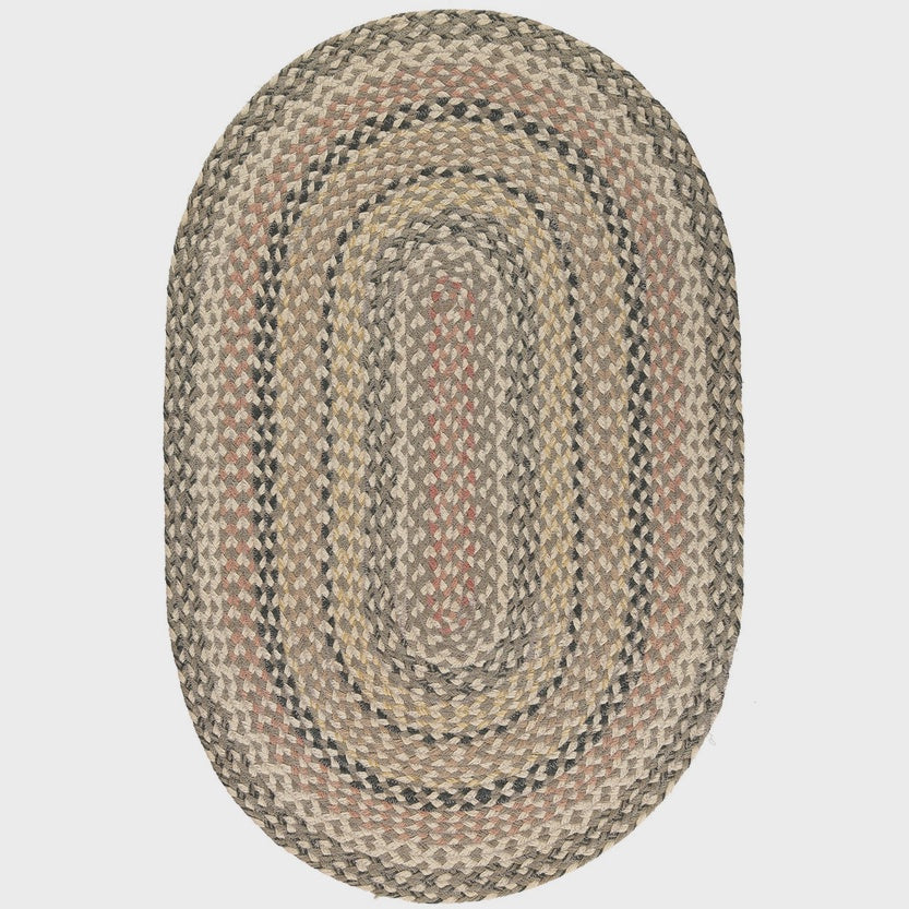 Granite Oval Jute Rug / 2'3" x 4'