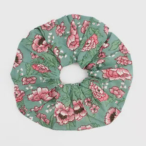 Green Over-Sized Scrunchie