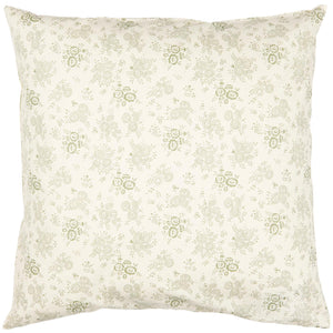 Green Floral Cushion