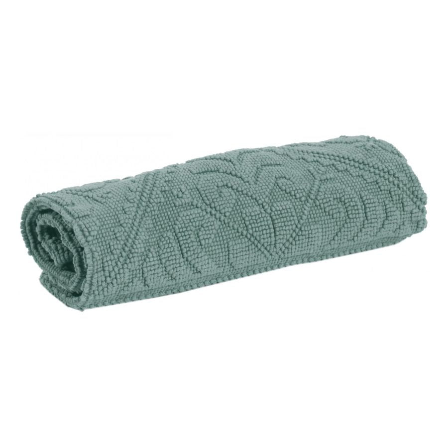 Enzo Cotton Bath Mat / Grey Green