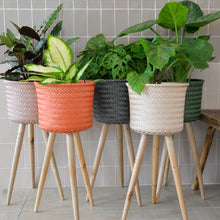 Load image into Gallery viewer, Recycled Plastic Plant Stand / Terra Spice