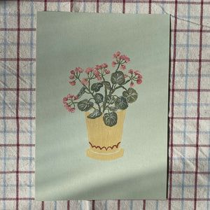 Geranium Print Harriet Watson A5