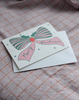 Bow Merry Christmas Card