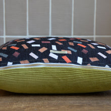 Load image into Gallery viewer, Doris for HKliving: Rib Cushion with Printed Flakes