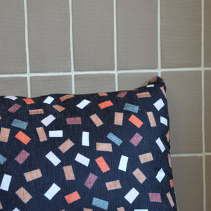 Doris for HKliving: Rib Cushion with Printed Flakes