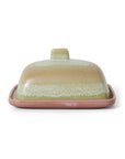 HKILIVING 70s Ceramics Butter Dish Skyline