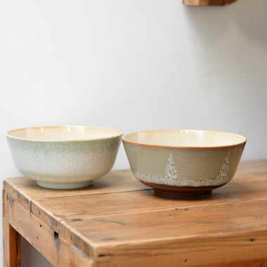 HKLiving 70s Ceramic Ramen Bowls