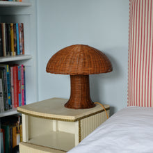 Load image into Gallery viewer, Rattan Mushroom Table Lamp Natural