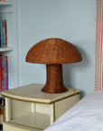 Rattan Mushroom Table Lamp Natural