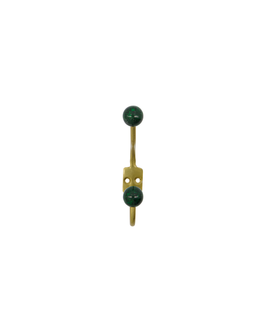Double Hooks / Dark Green