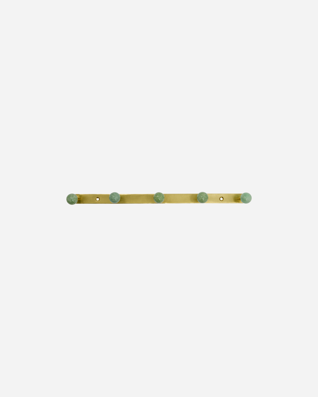 Wall Mounted 5 Hook Rack / Aqua