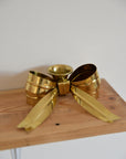 Bow Candle Holder / Brass