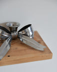 Bow Candle Holder /Silver