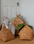 House Doctor Conical Woven Baskets (Choice of three sizes)