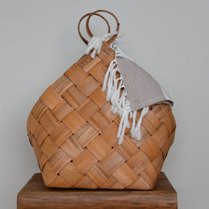 House Doctor Conical Woven Baskets (Choice of three sizes)