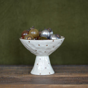 Starry Ceramic Pedestal Bowl