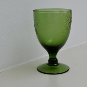 Vintage Style Wine Glass