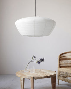 Bidar Rice Paper Lampshade in White / Sizes