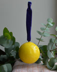 Yellow Colour Block Bauble