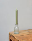 Vintage Pharmacy Glass Candle Holders