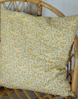 Yellow Floral Cushion 60 x 60 cm